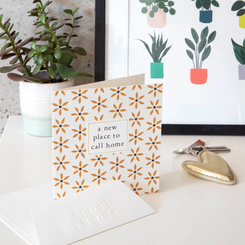 Star Flower New Home Card - Image 2