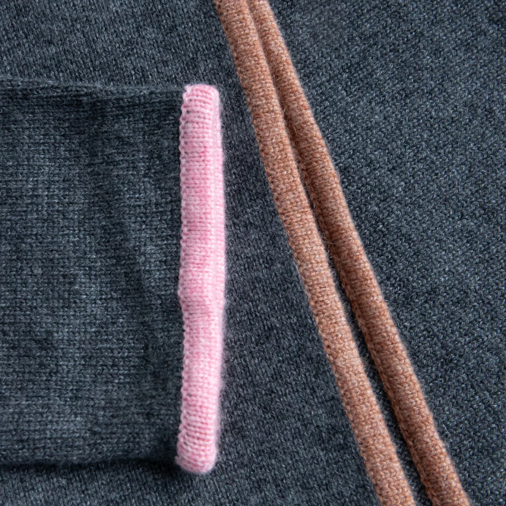 Ash Grey Pure Cashmere Jumper - Image 3