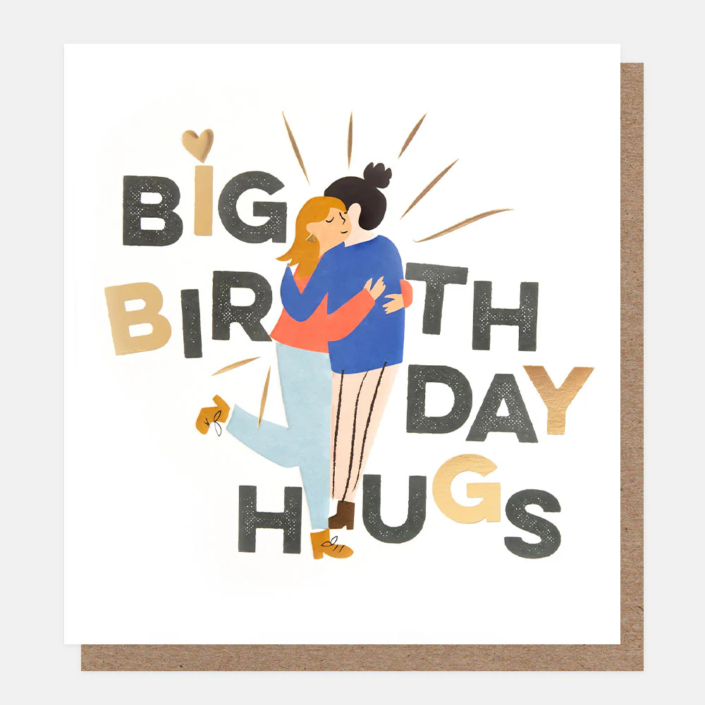 Big Hugs Birthday Card