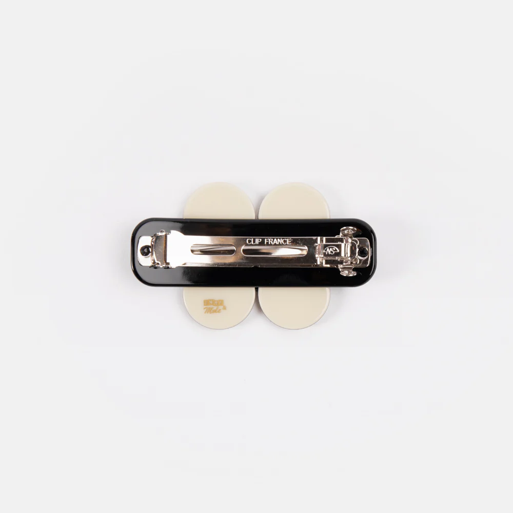 Black/Cream Florence Hair Clip - Image 2