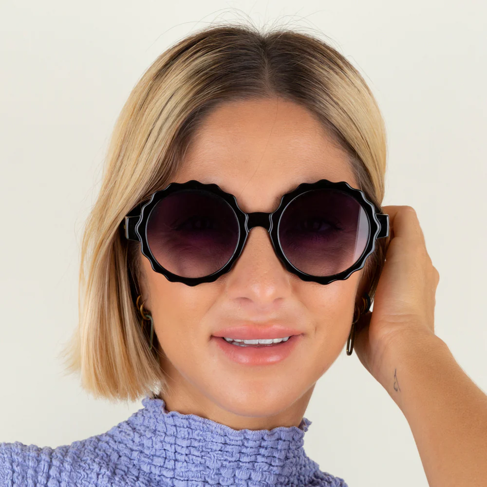 Black Emma Sunglasses - Image 2