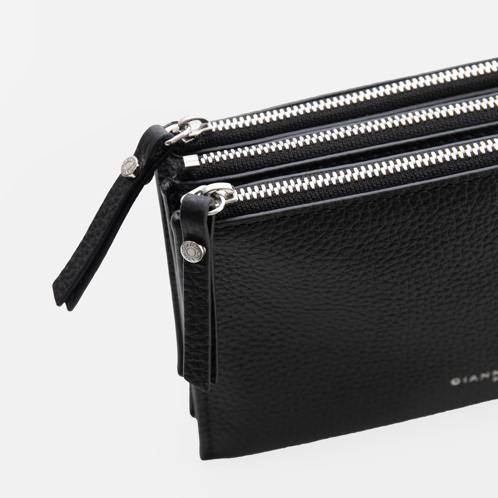 Black Leather Lucille Crossbody Bag - Image 3