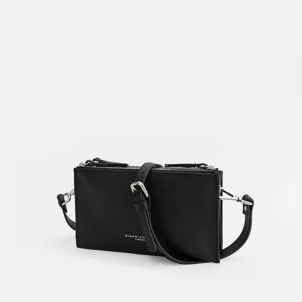 Black Leather Lucille Crossbody Bag - Image 5