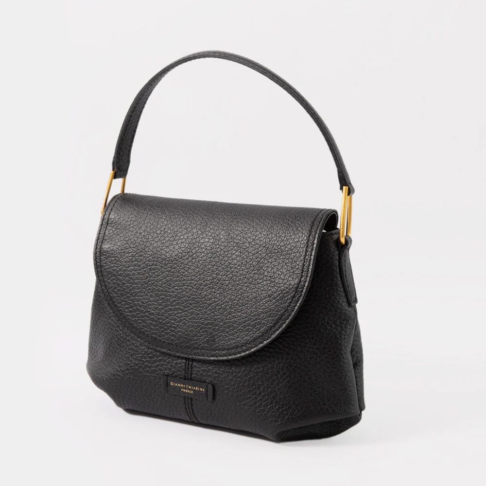 Black Leather Natasha Handbag - Image 5