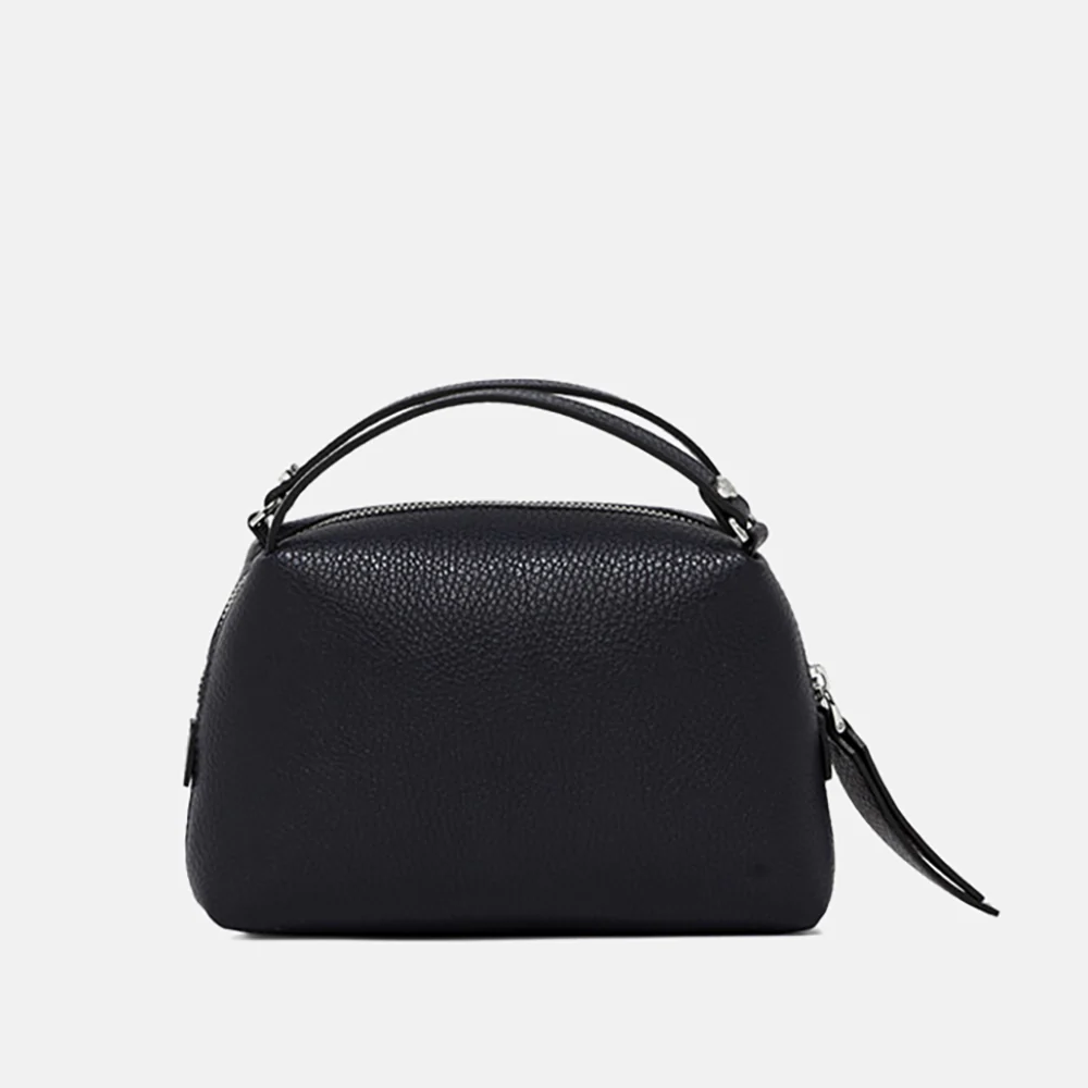 Black Leather Small Alifa Bag - Image 4