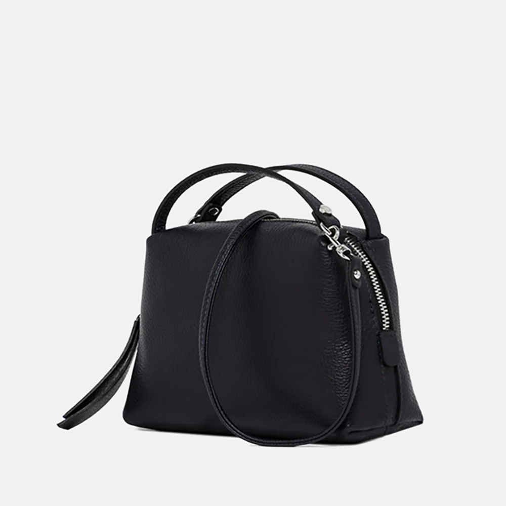 Black Leather Small Alifa Bag - Image 5