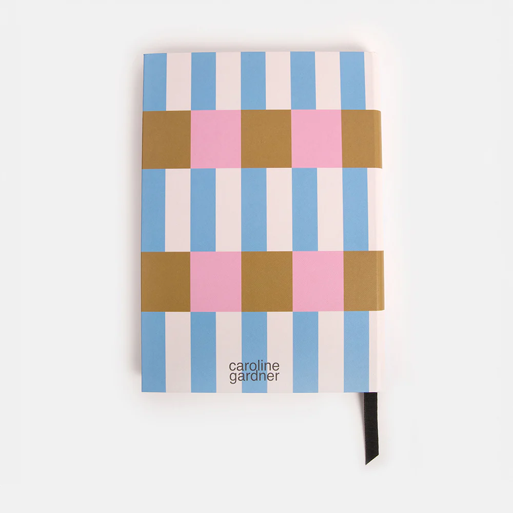Block Stripe Case Bound Notebook - Image 4