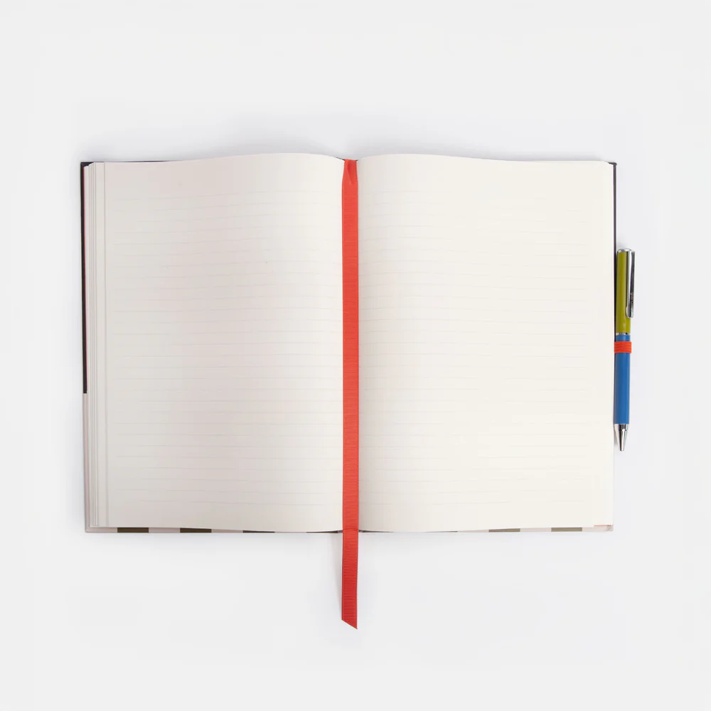 Block Stripe Casebound Notebook & Pen Set - Image 2