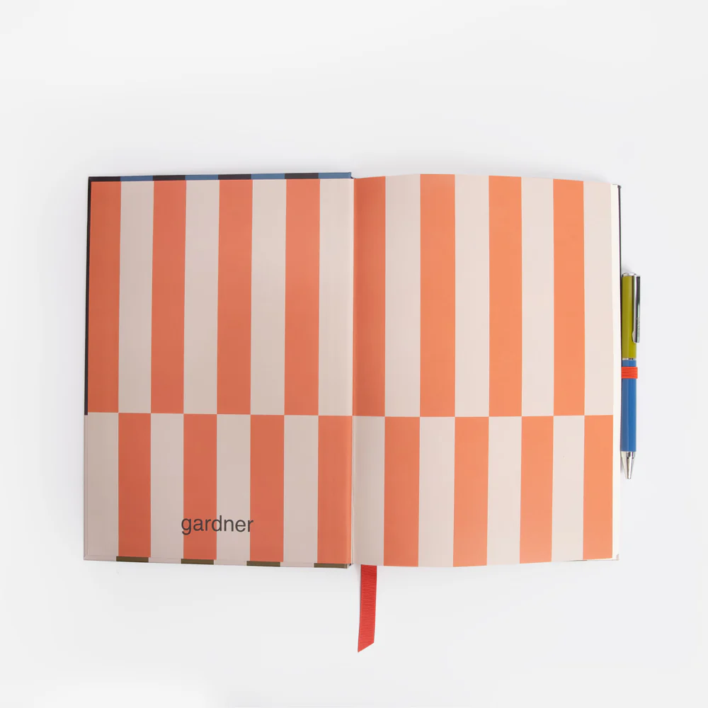 Block Stripe Casebound Notebook & Pen Set - Image 3