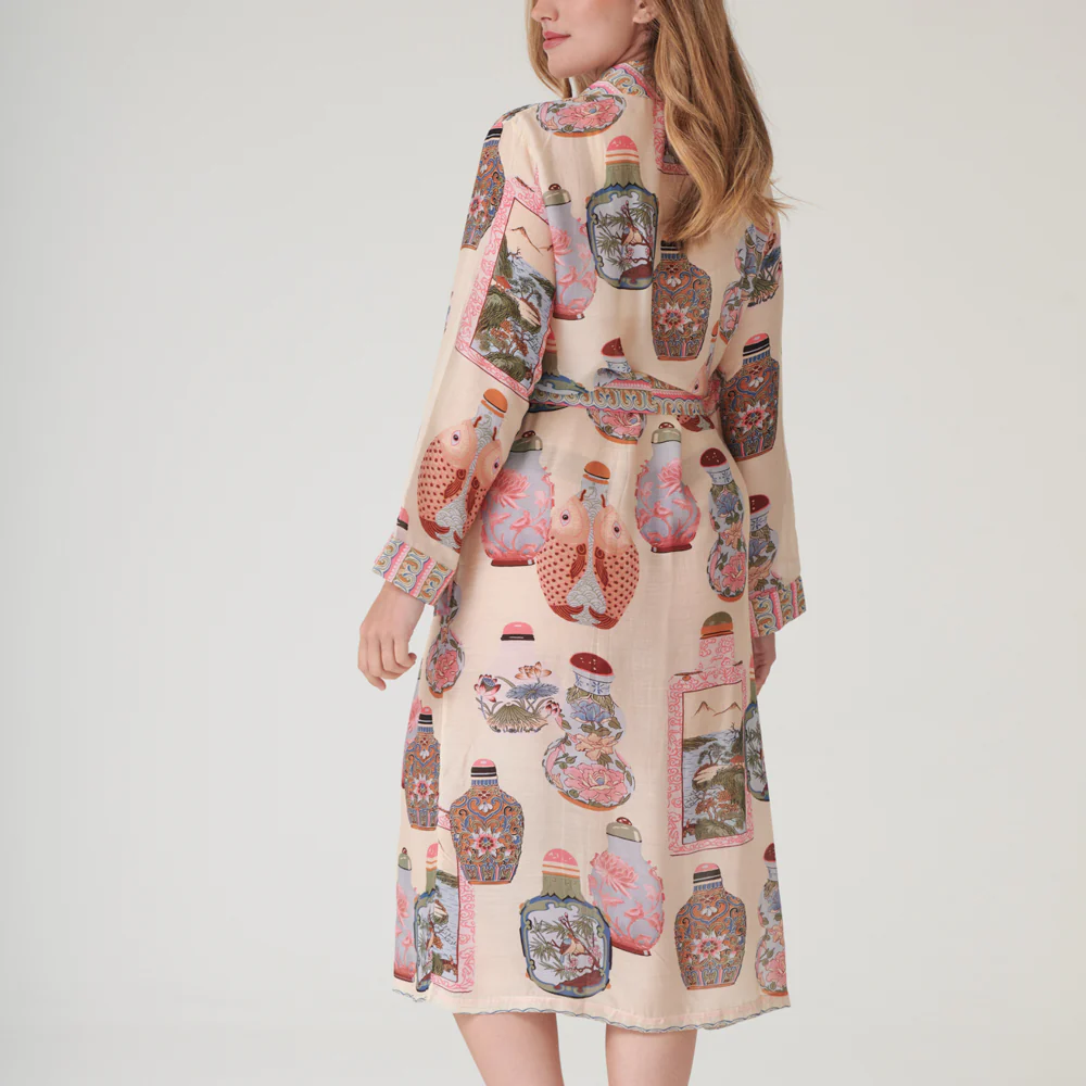 Blush Perfume Bottles Dressing Gown - Image 2