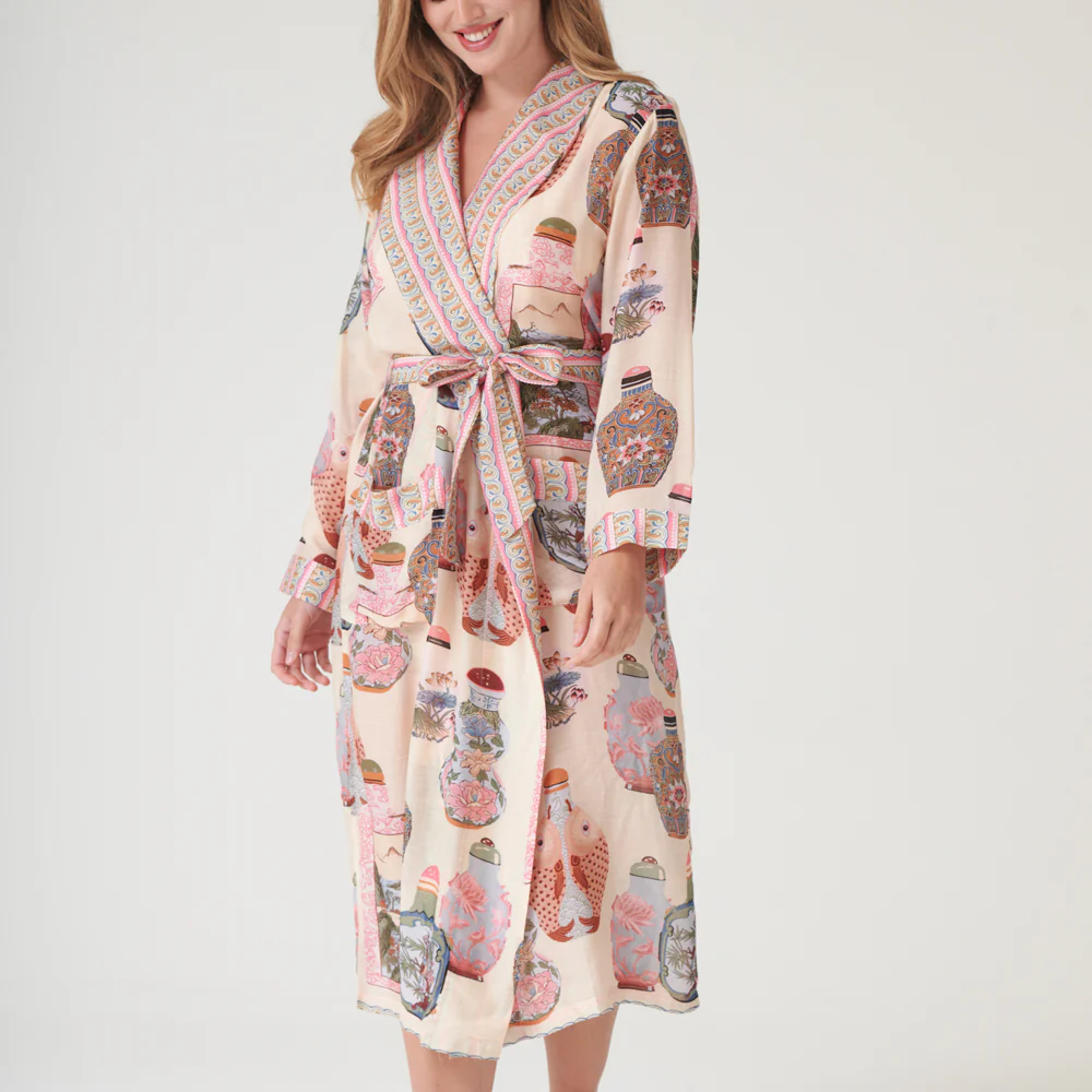 Blush Perfume Bottles Dressing Gown - Image 3