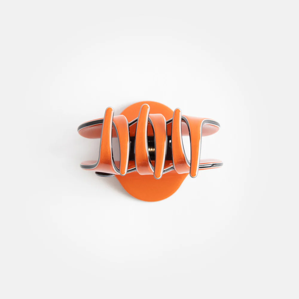 Burnt Orange Copenhagen Midi Hair Claw - Image 2