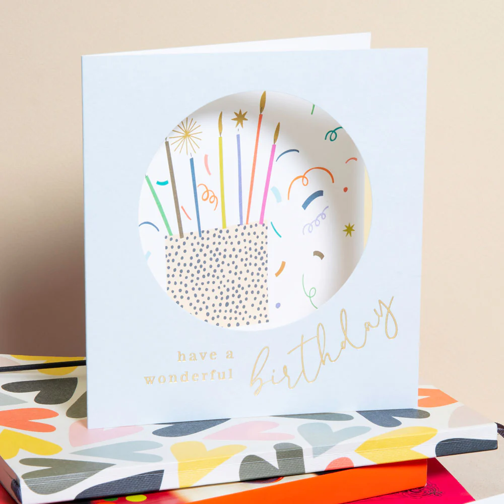 Cake With Candles Birthday Card - Image 2