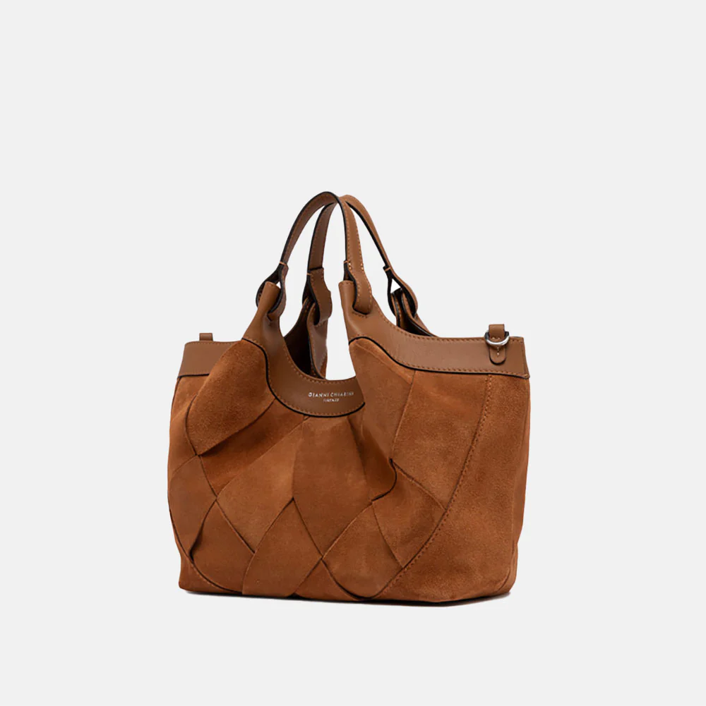 Caramel Woven Chamois Dua Tote Bag - Image 4