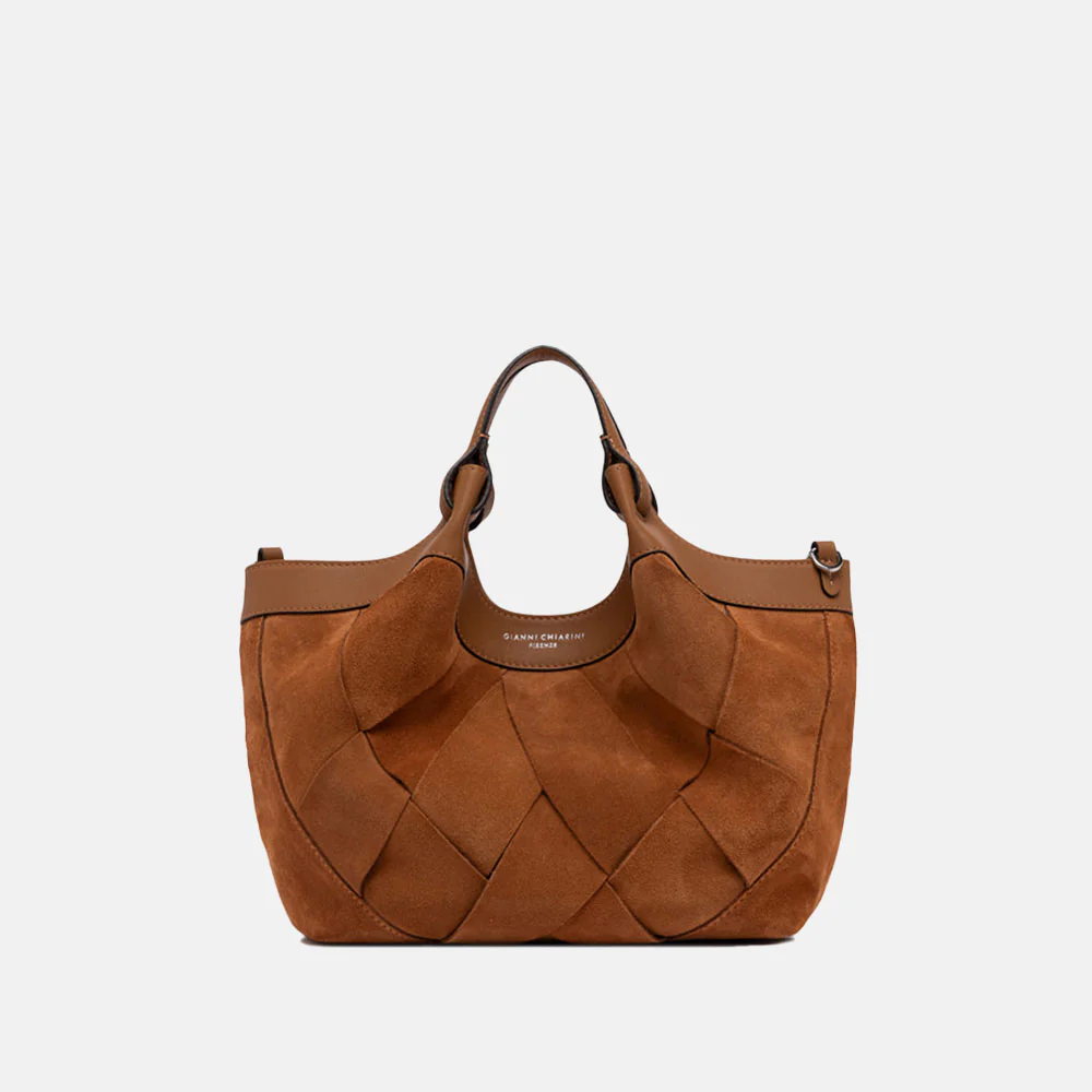 Caramel Woven Chamois Dua Tote Bag - Image 6