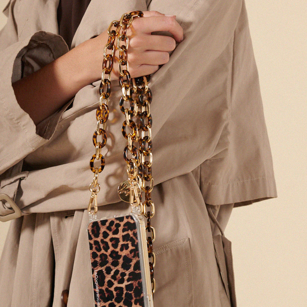 Cassy Tortoiseshell Link Phone Chain - Image 2