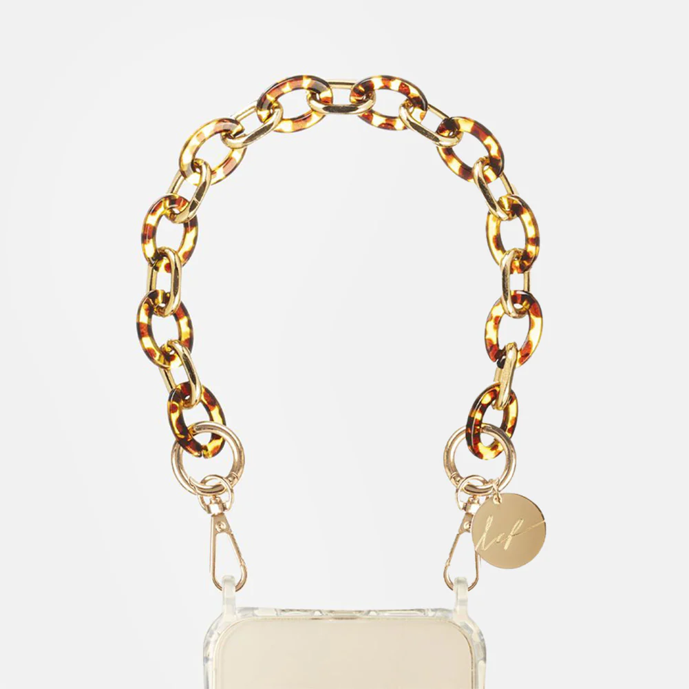 Cassy Tortoiseshell Short Phone Chain - Image 2