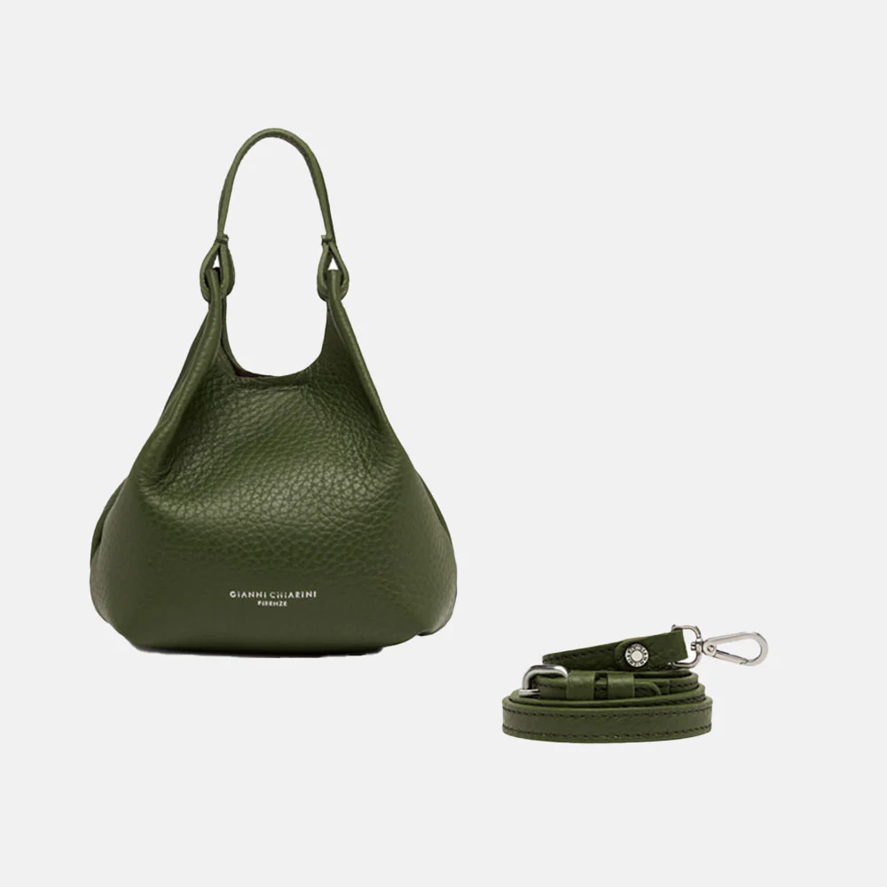 Fir Green Leather Dua Bag - Image 3
