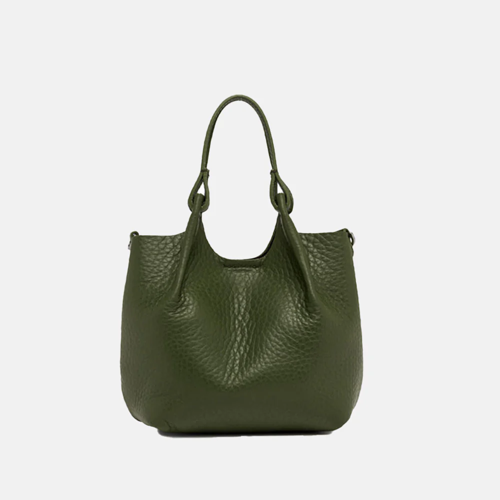 Fir Green Leather Dua Bag - Image 4