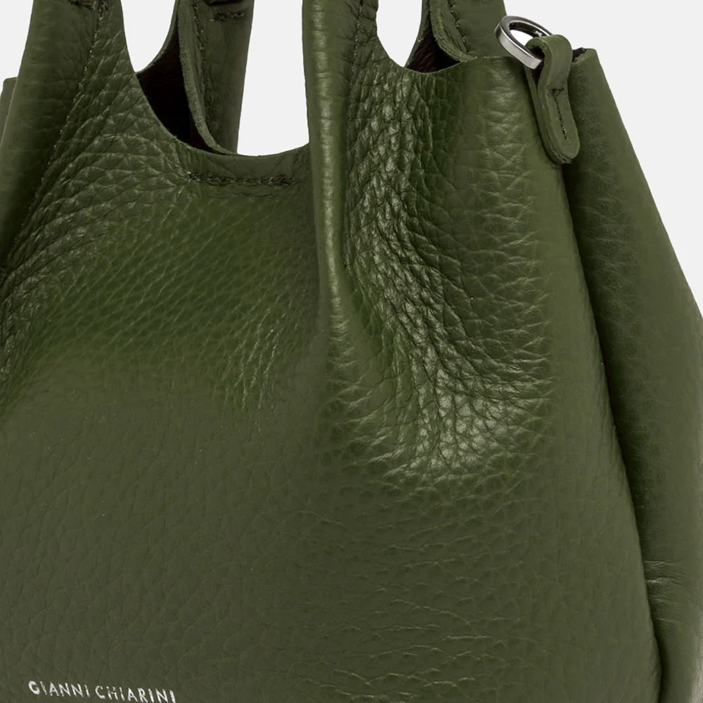 Fir Green Leather Dua Bag - Image 5