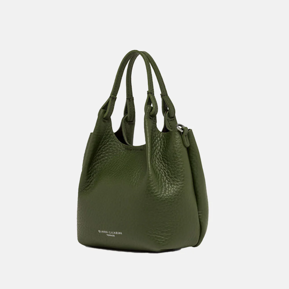 Fir Green Leather Dua Bag - Image 6
