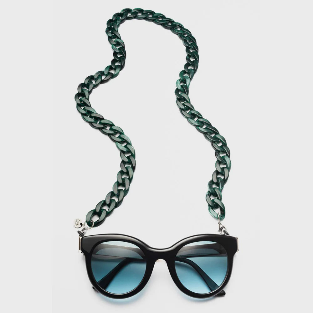 Forest Green Glasses Chain - Image 2