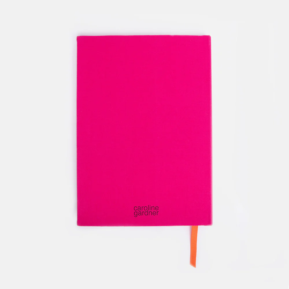 Fuchsia Pink Heart A5 Hardback Notebook - Image 5