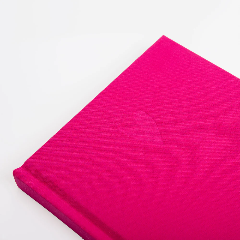 Fuchsia Pink Heart A5 Hardback Notebook - Image 7
