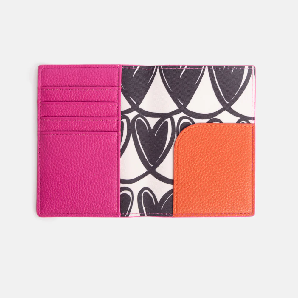Fuchsia Pink Passport Holder - Image 2
