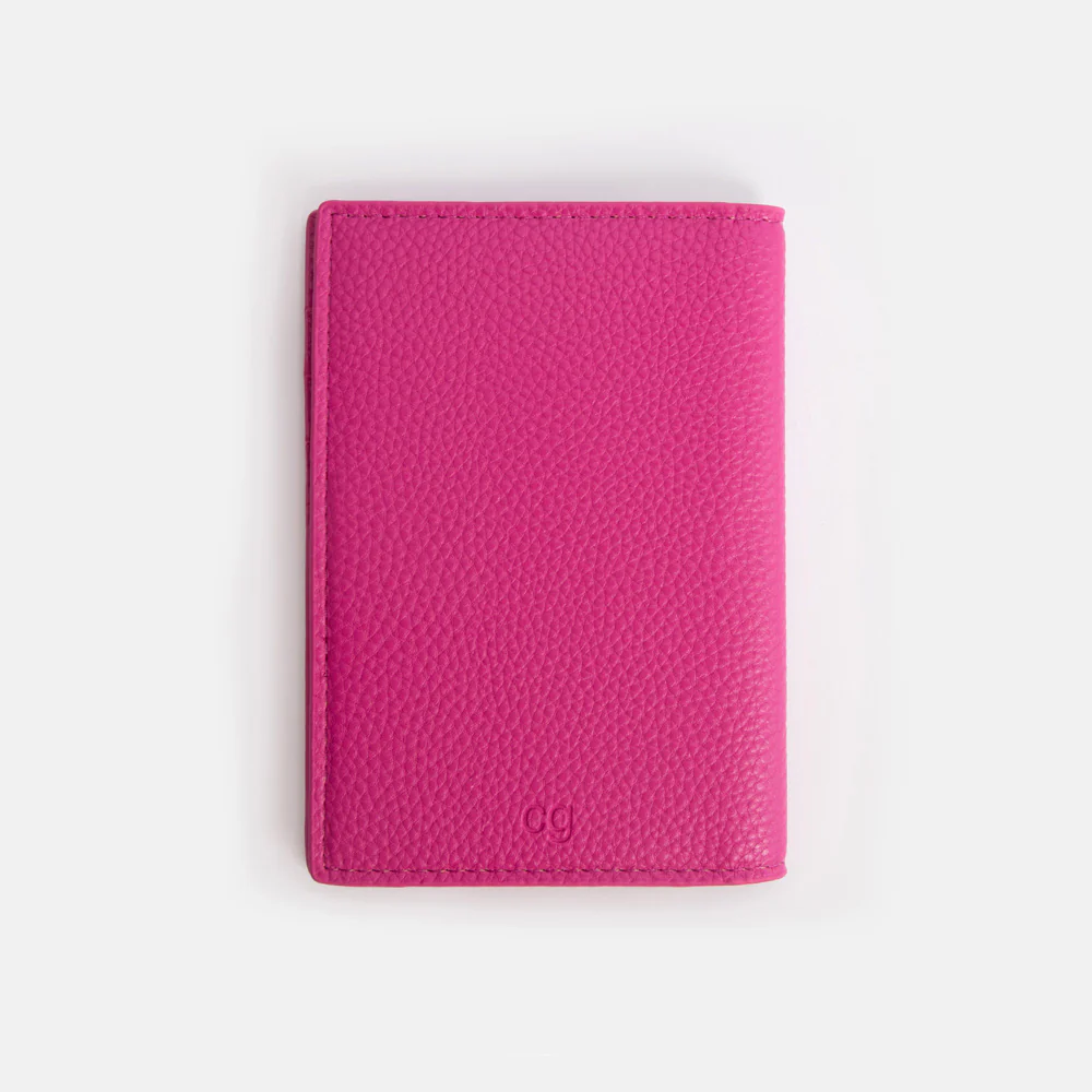 Fuchsia Pink Passport Holder - Image 3
