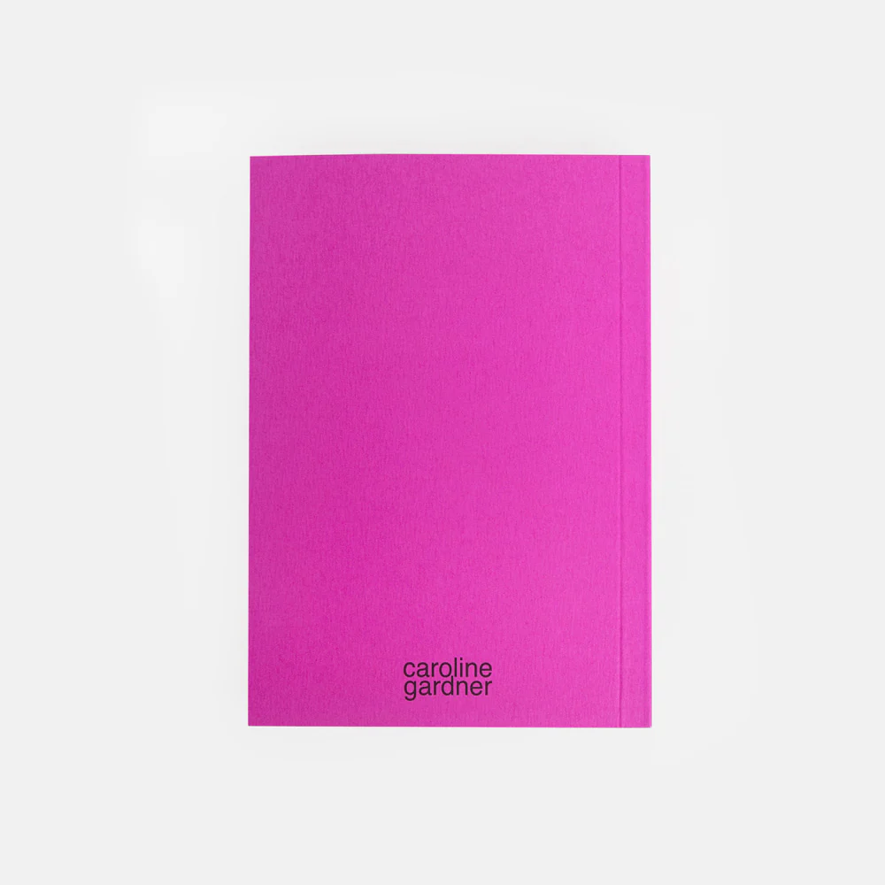 Fuchsia Pink 'Reflections' A6 Softback Notebook - Image 3