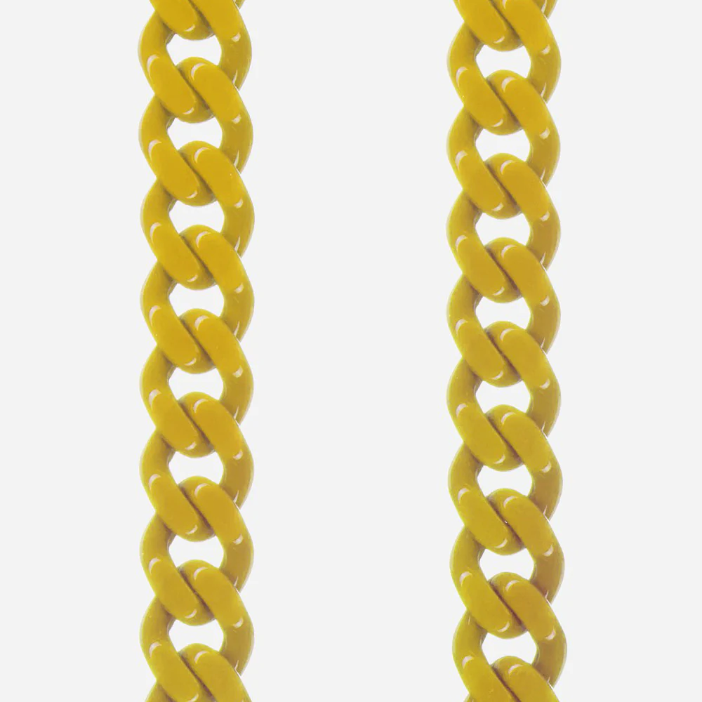 Gia Mustard Link Phone Chain - Image 2