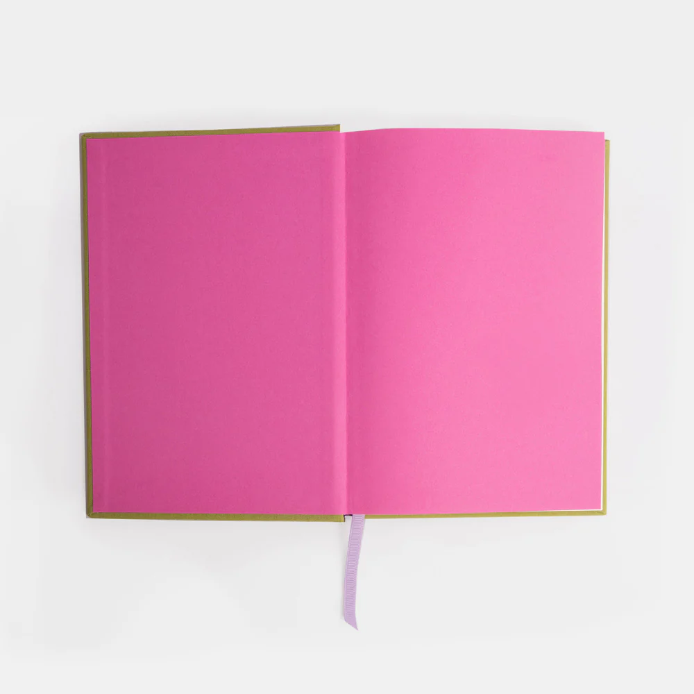 Green Flower A5 Hardback Notebook - Image 2