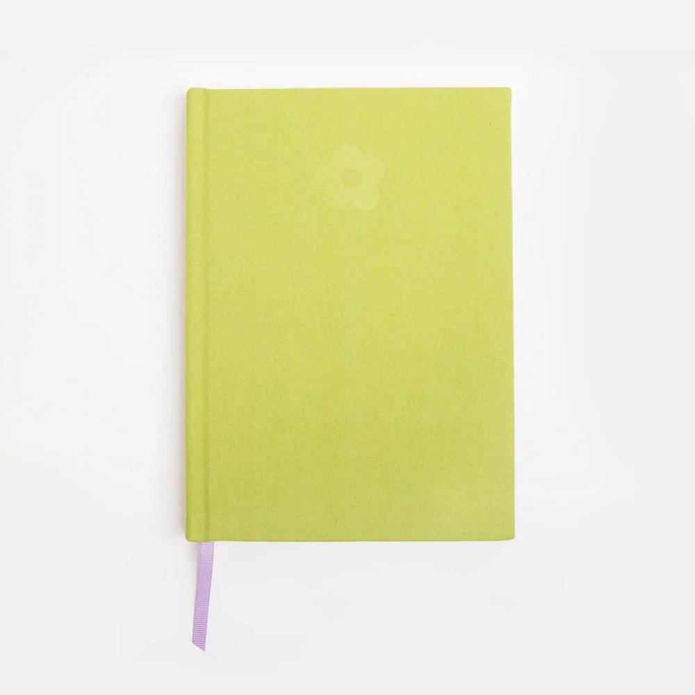 Green Flower A5 Hardback Notebook - Image 7