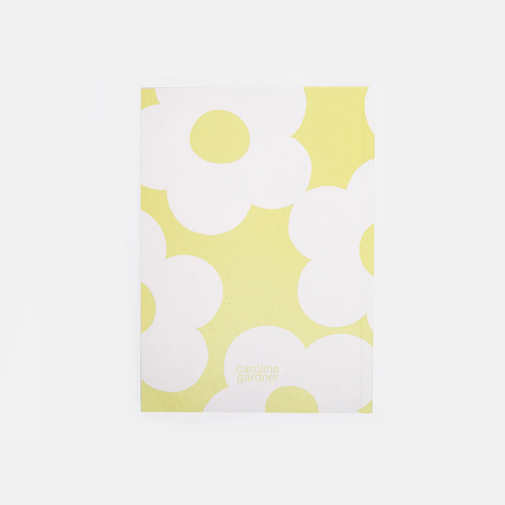 Green Flower A5 Softback Notebook - Image 3