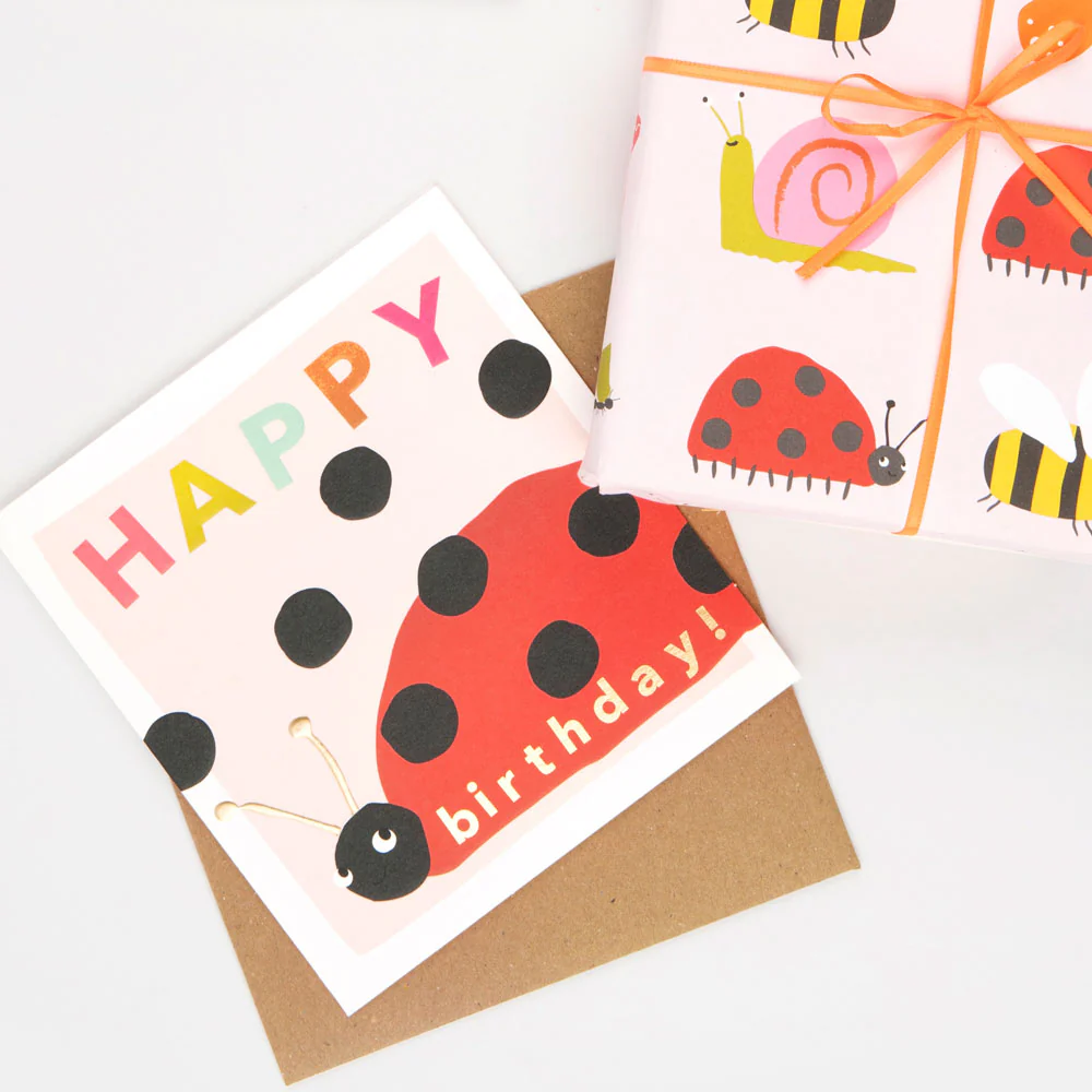 Happy Birthday Ladybird Birthday Card - Image 2
