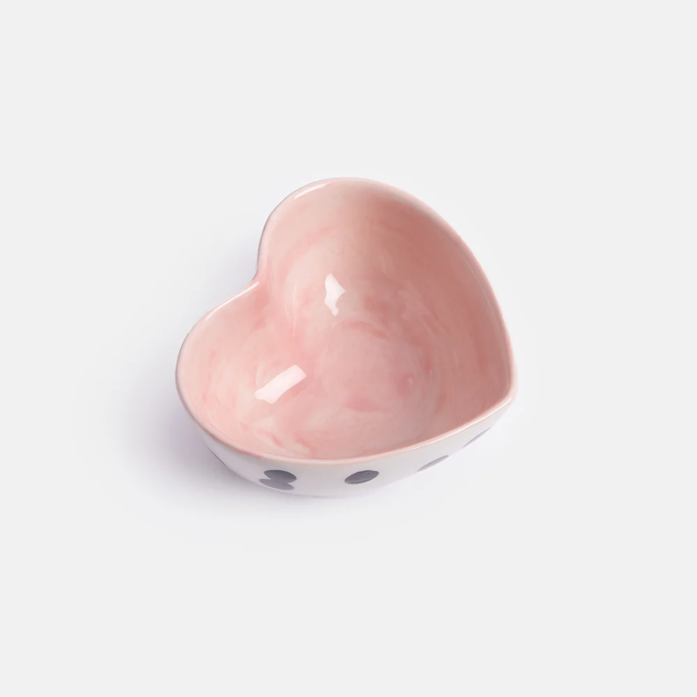 Heart Shape Spot Trinket Bowl - Image 3