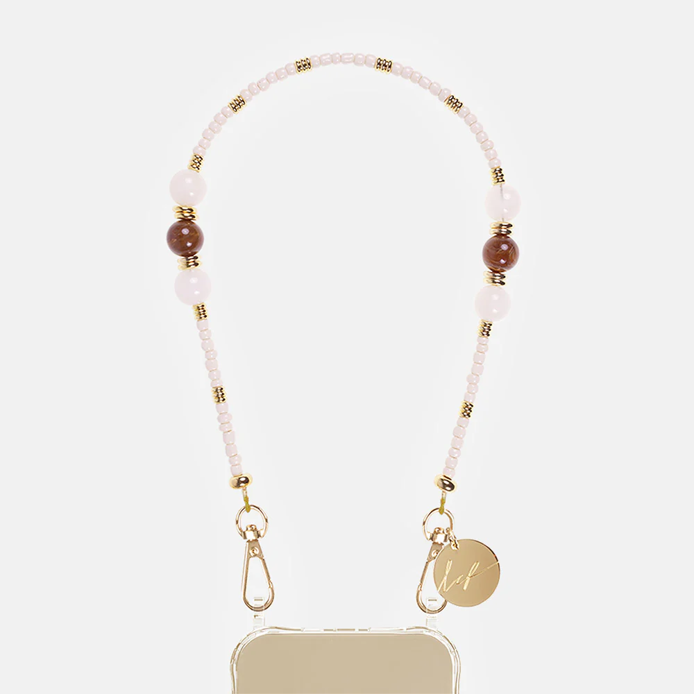 Iris Beige Short Phone Strap - Image 2