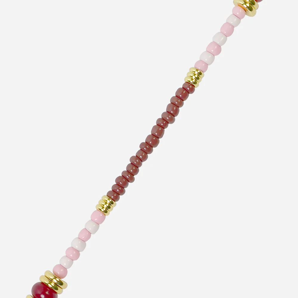 Kessia Red Beaded Phone Chain - Image 2