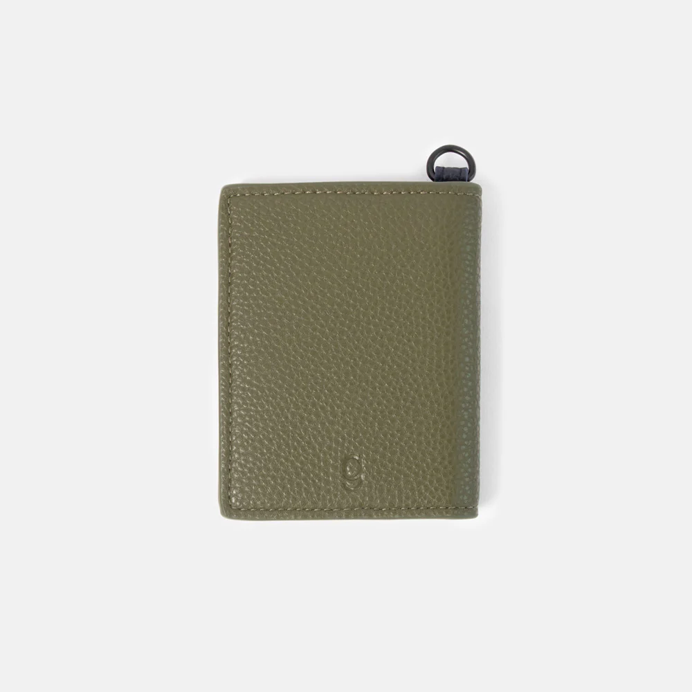 Khaki/Navy Lanyard Card Holder - Image 3