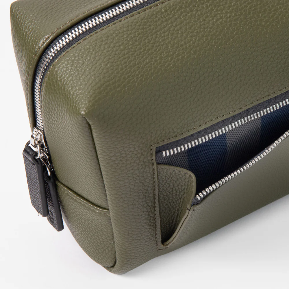 Khaki Wash Bag - Image 5