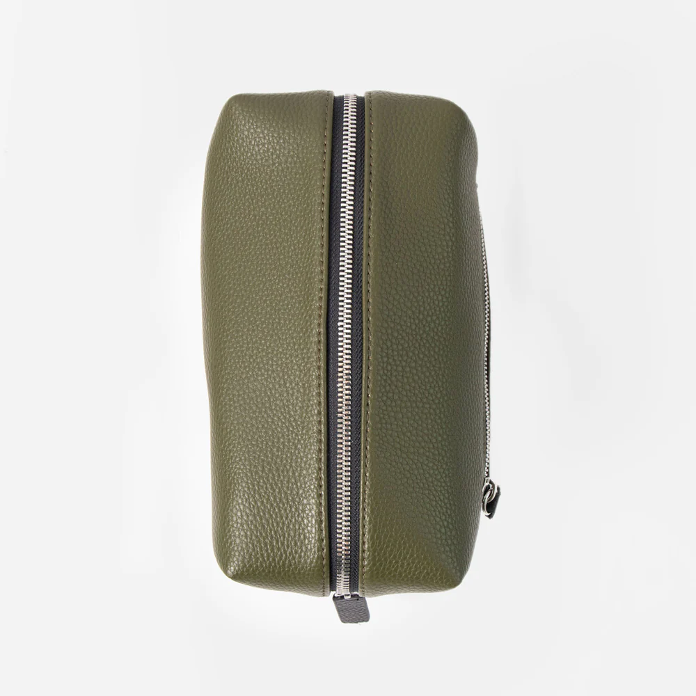 Khaki Wash Bag - Image 6
