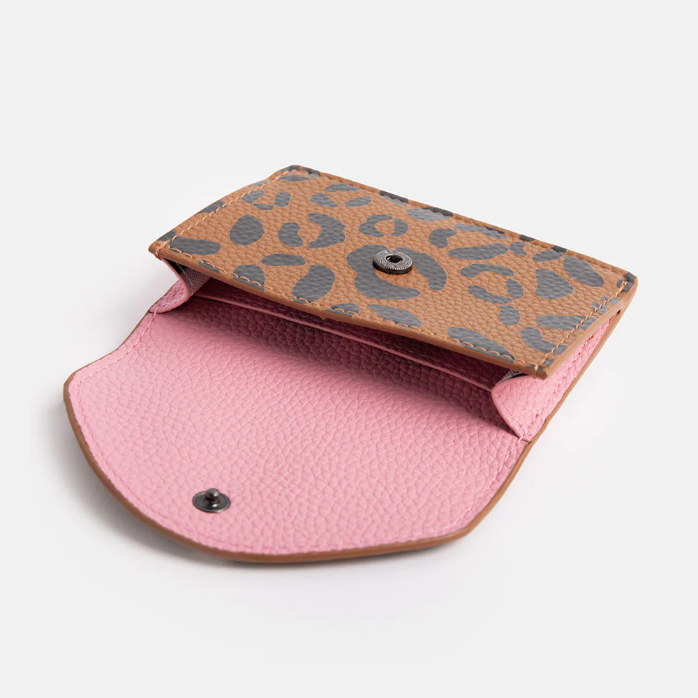 Leopard Print Card Holder Purse - Image 4