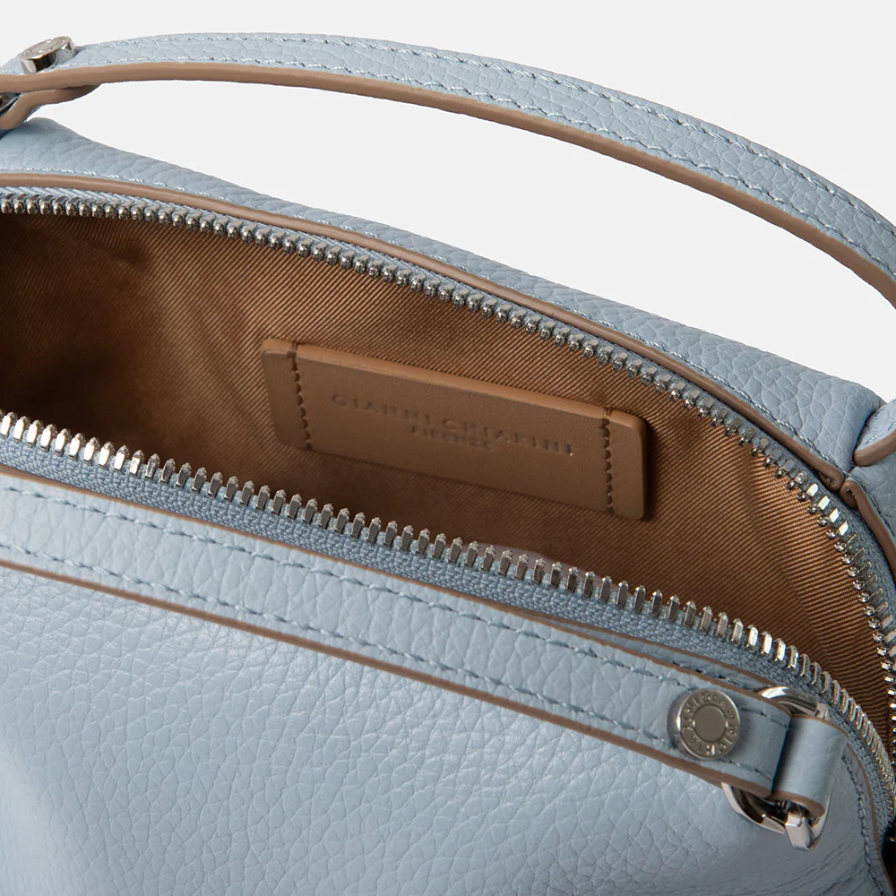 Light Blue Leather Small Alifa Bag - Image 2
