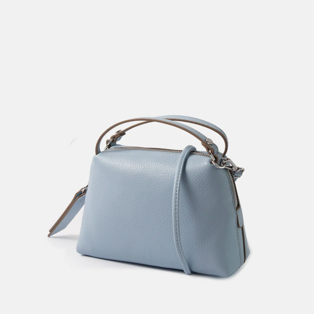 Light Blue Leather Small Alifa Bag - Image 4