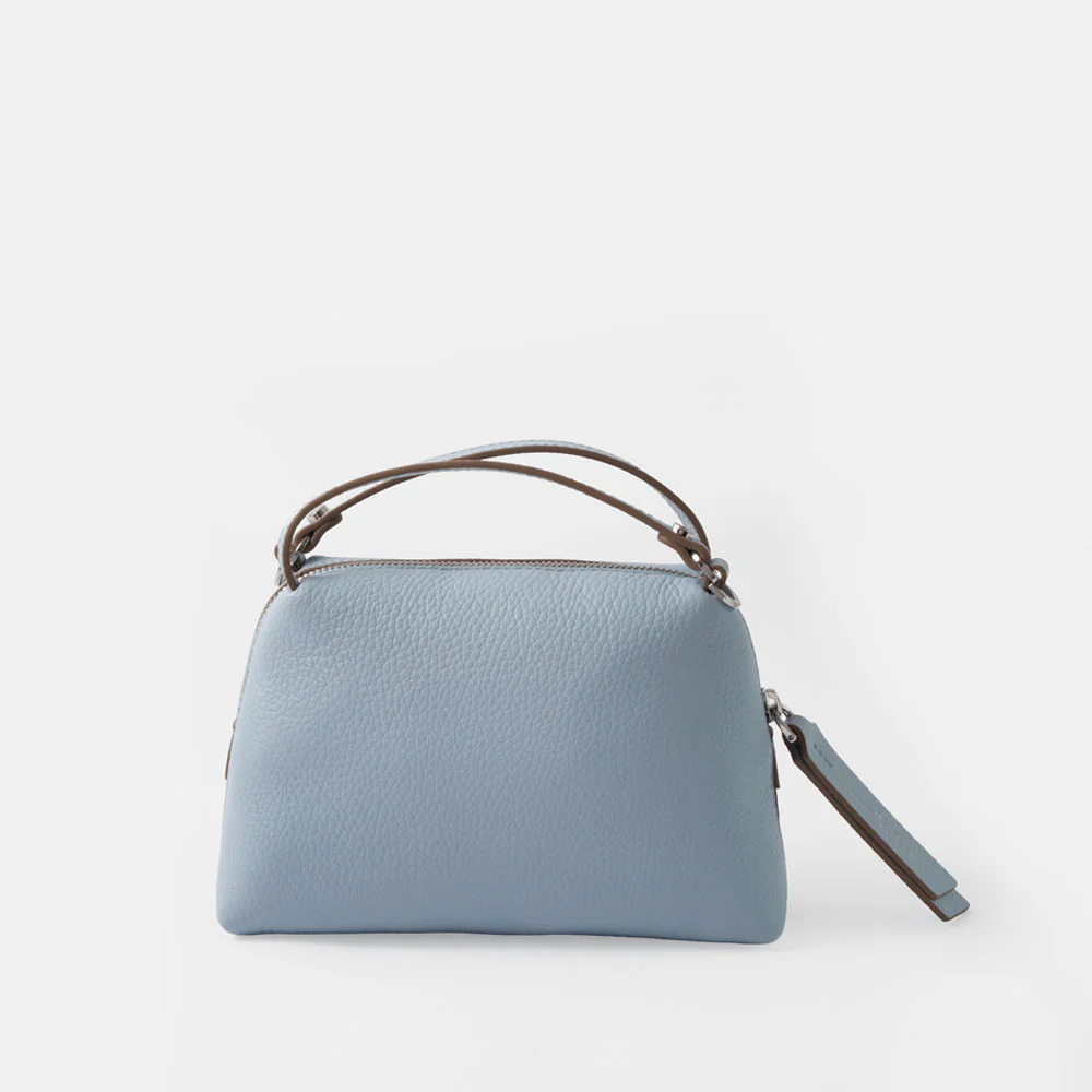 Light Blue Leather Small Alifa Bag - Image 5