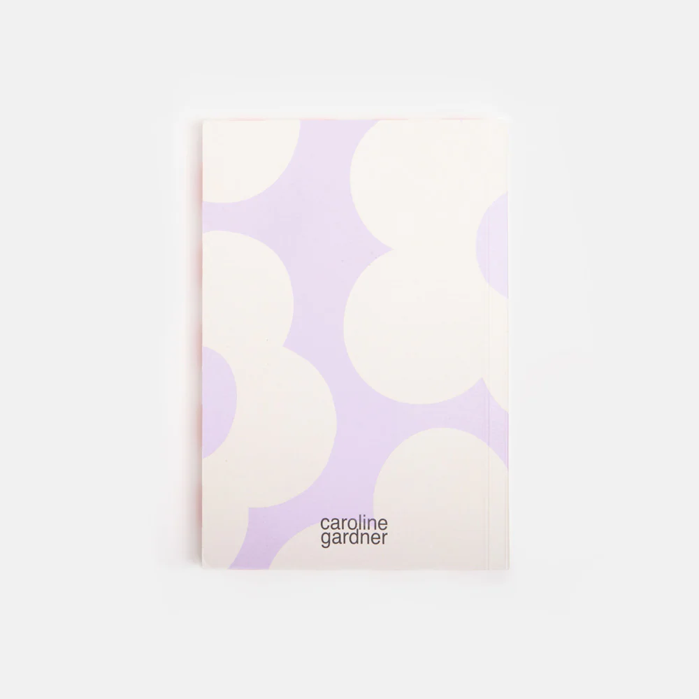 Lilac Flower A6 Softback Notebook - Image 4