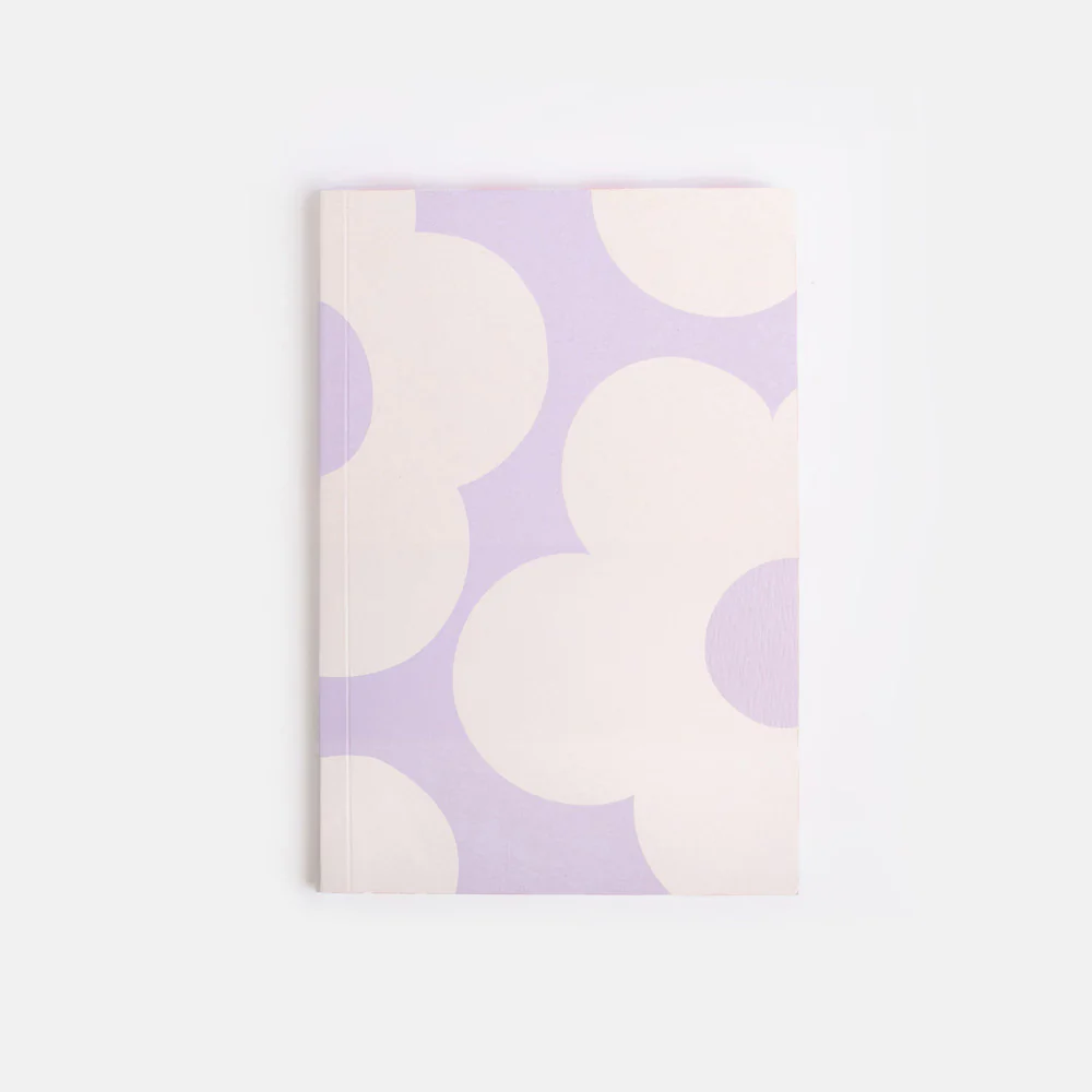 Lilac Flower A6 Softback Notebook - Image 5