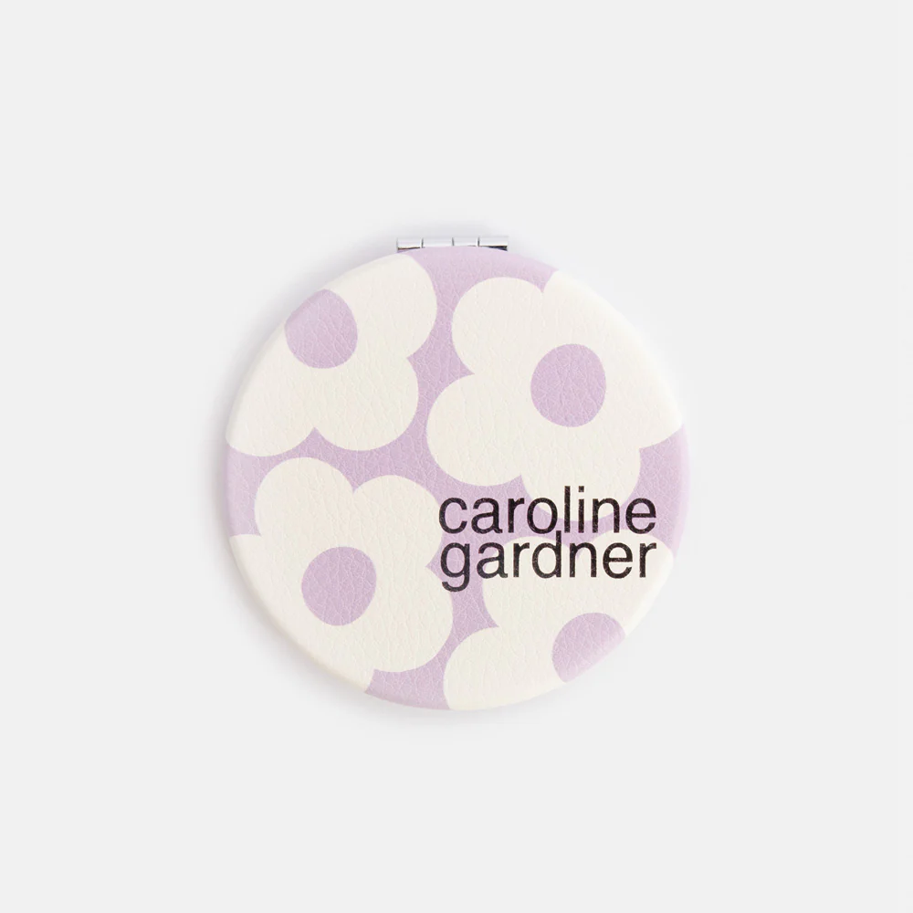 Lilac Flower Round Pocket Mirror - Image 4