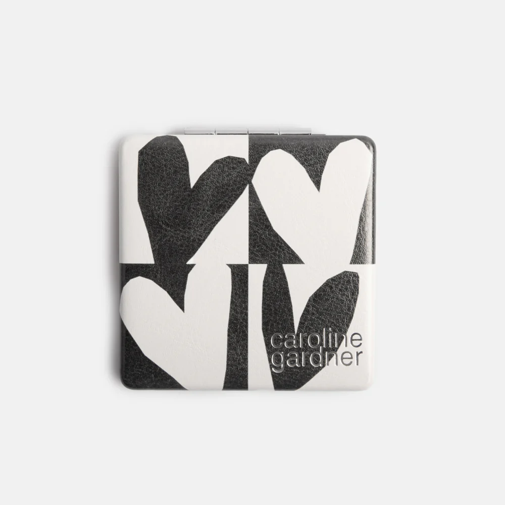 Mono Checkmate Square Pocket Mirror - Image 3